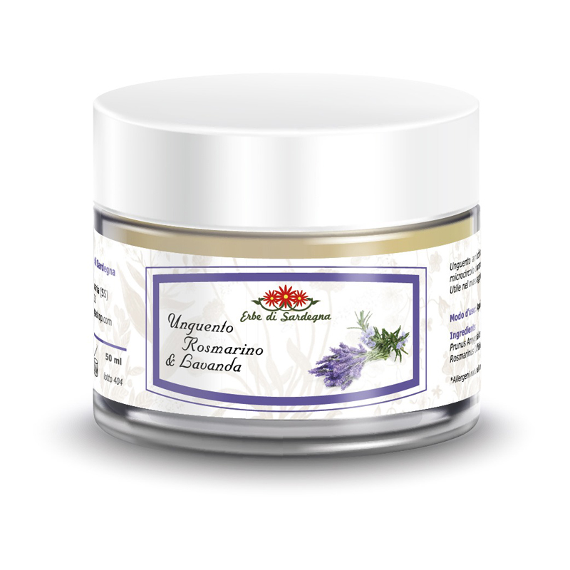 Unguento rosmarino e lavanda gambe pesanti Sardo