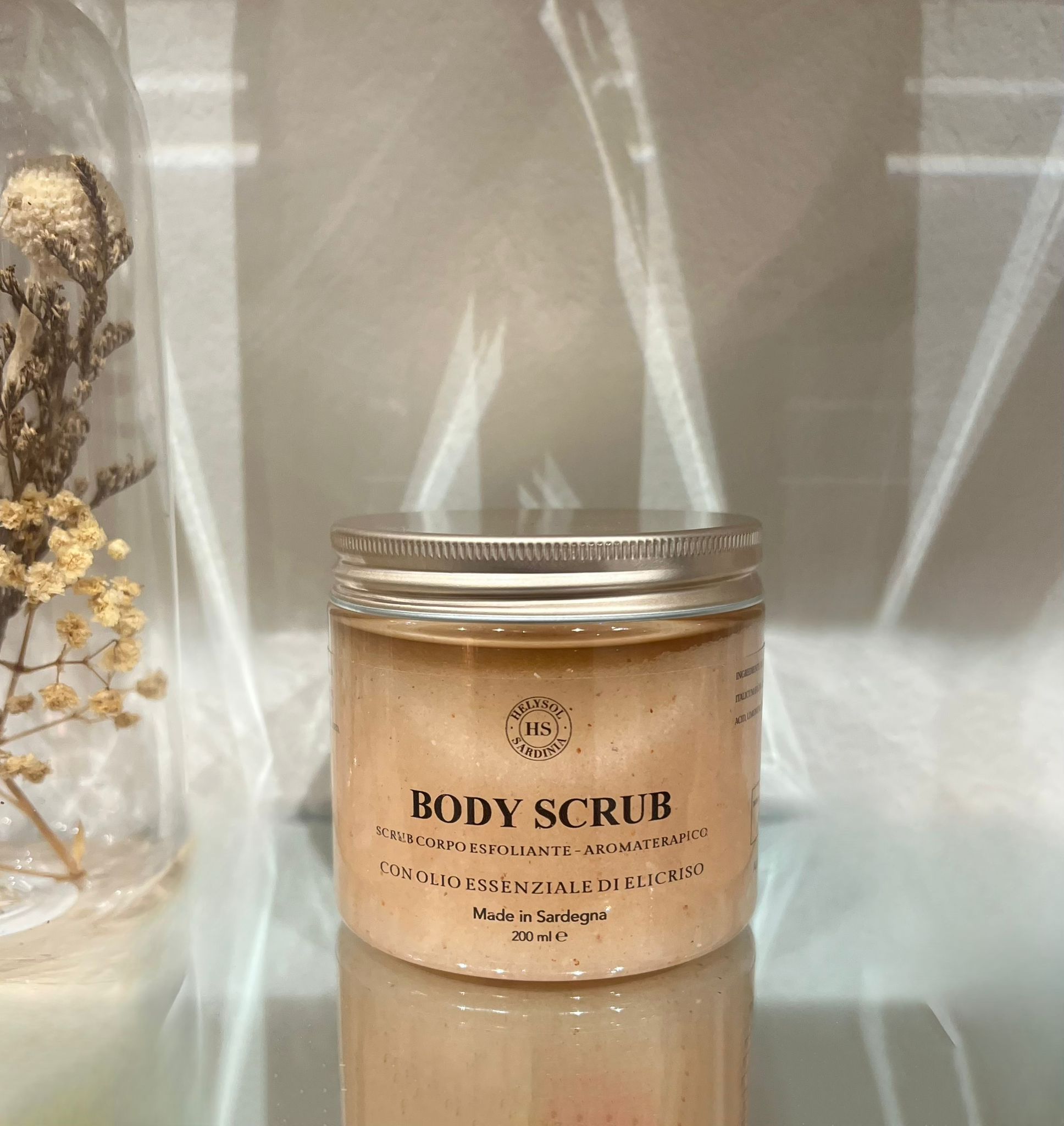 scrub corpo elicriso sardo